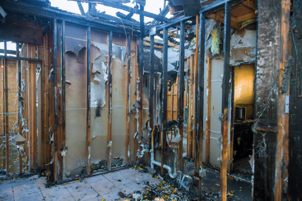 Professional Fire Damage Removal technician working in Evans, GA